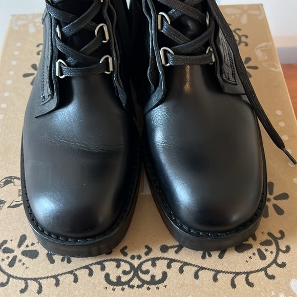 Free People We The Free Jesse Lace Up Boots.  Size 38 / 8. - Picture 5 of 13